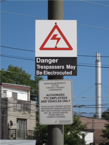 Danger Trespassers May Be Electrocuted