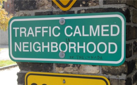 Traffic Calmed Neighbourhood Traffic Calmed Neighbourhood