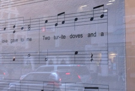 Two tur-lte doves...